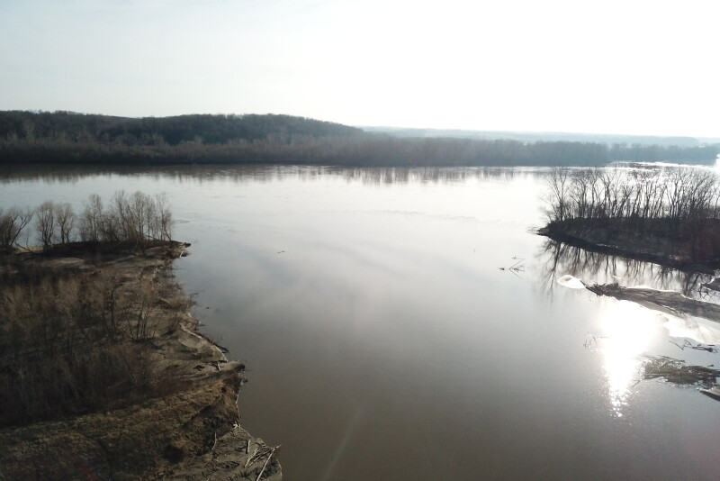 The levee system in Carroll County, Mo. experienced three major breaks in a 19.6 mile stretch. The local community rallied together to repair the damage on their own. 