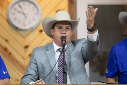 At the 2018 World Livestock Auctioneer Championship in Bloomington, Wis., Jared Miller became the Livestock Marketing Association’s 2018 World Livestock Auctioneer Champion. 