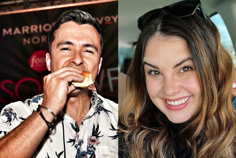 Influencers Eddie Zamora and Ashley Sampson