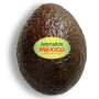 Avocado with an Avocados From Mexico label