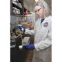 A scientist on the FDA’s Foodborne Parasitology Research Team works on a test for detecting foodbor