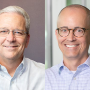 Shown from left are Bob Bechtel and David Finger.