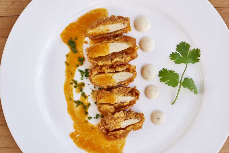 Cell-based/cultured chicken from Memphis Meats.