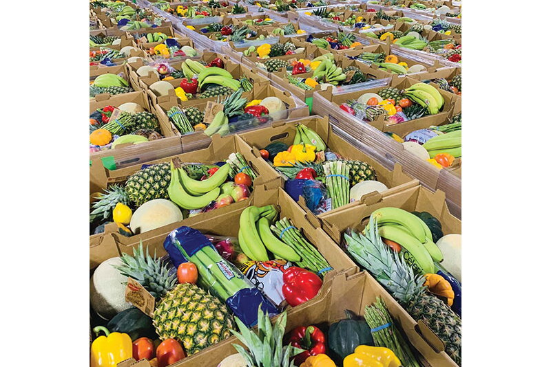 Many Heartland produce suppliers say the U.S. Department of Agriculture’s Farmers to Families Food Box Program has been a boon for them during an otherwise difficult time. Boxes, such as these prepared by C&C Produce Inc., North Kansas City, Mo., were provided to families in need as a result of the coronavirus pandemic.