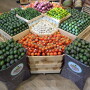 avocado display with guacamole ingredients merchandising