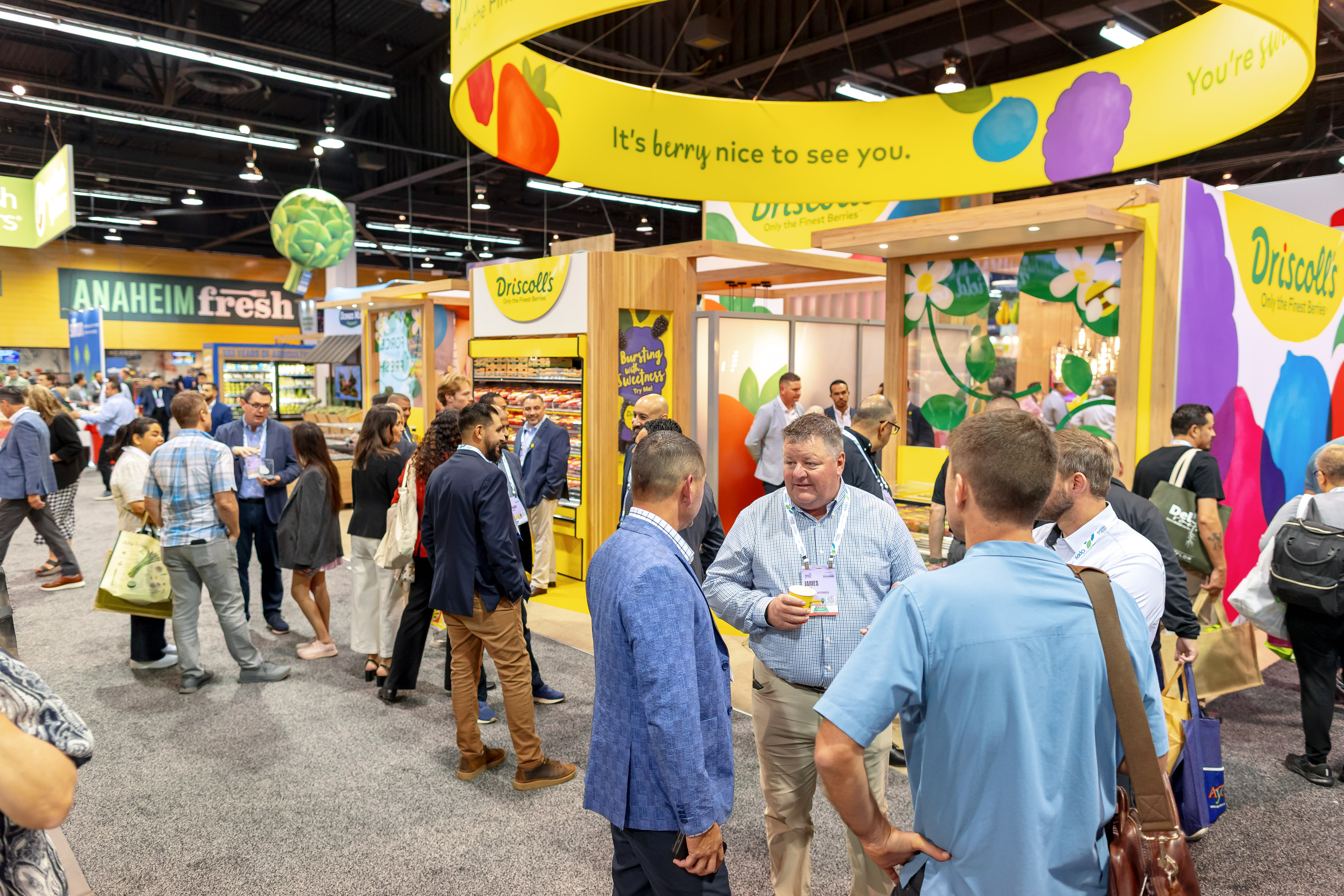 Exhibitors and buyers take advantage of face-to-face conversations on the trade show floor, where hands-on booth interactions drive business relationships before official product rollouts.